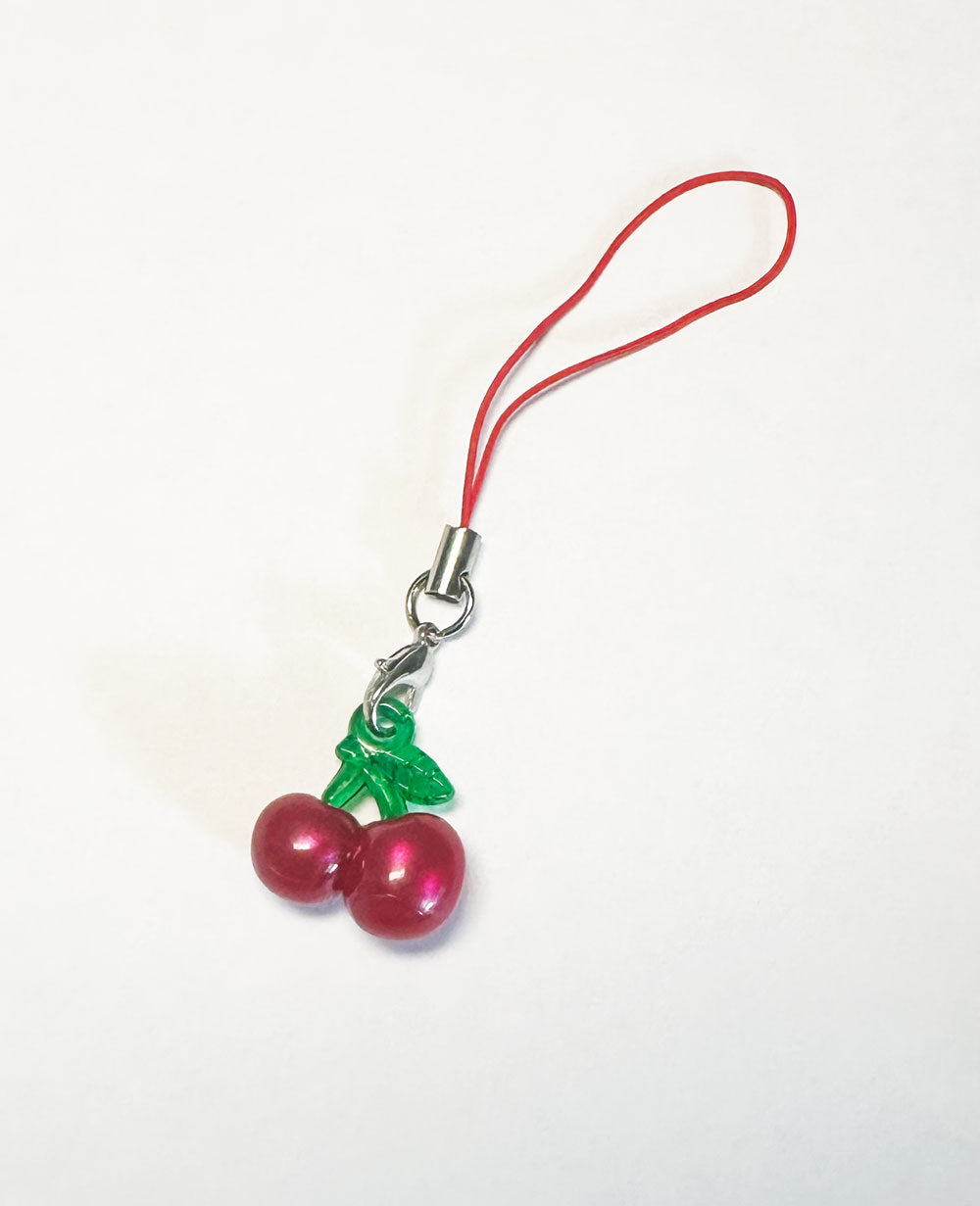 Resin Cherry phone charm