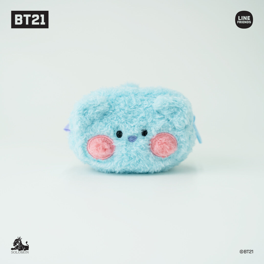 BT21 Merch Fluffy Minini Coin Purse with Carabiner