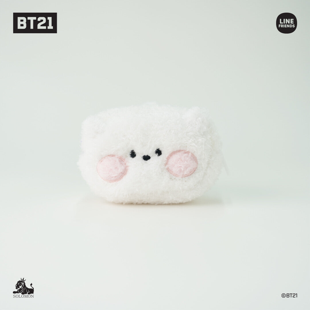 BT21 Merch Fluffy Minini Coin Purse with Carabiner