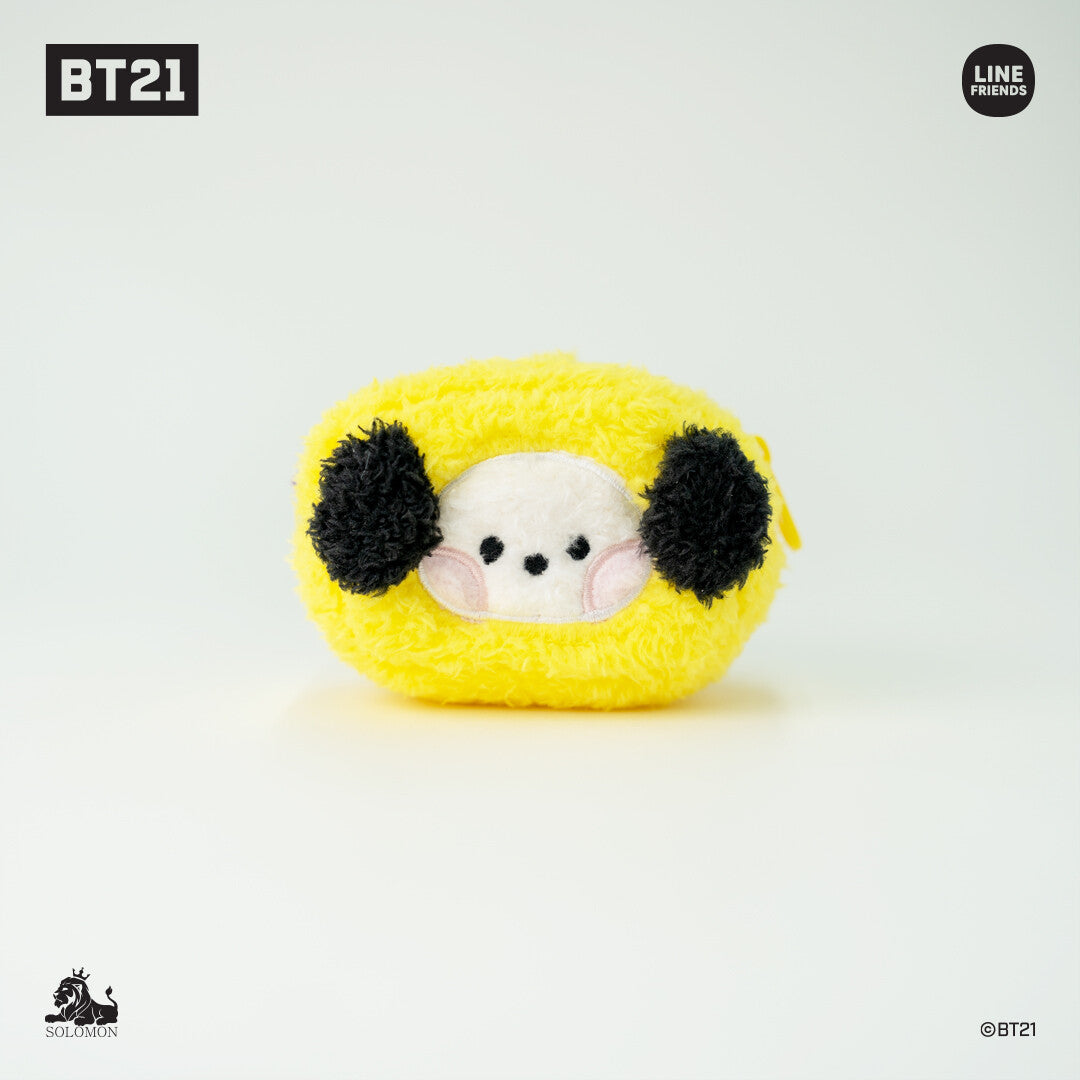 BT21 Merch Fluffy Minini Coin Purse with Carabiner