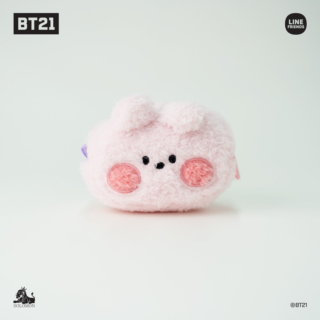 BT21 Merch Fluffy Minini Coin Purse with Carabiner