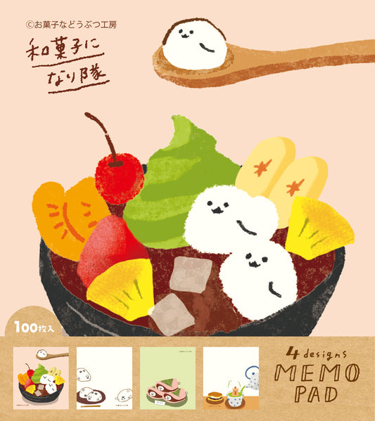 Mochi and Dessert Themed Japanese Stationery Memo Pad