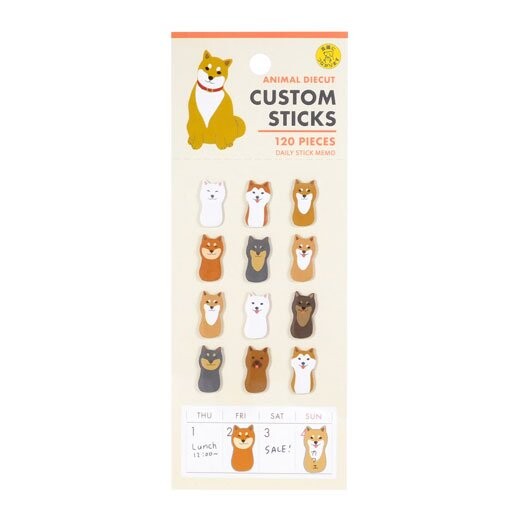 Shiba Inu Mini Sticky Note Die-cut