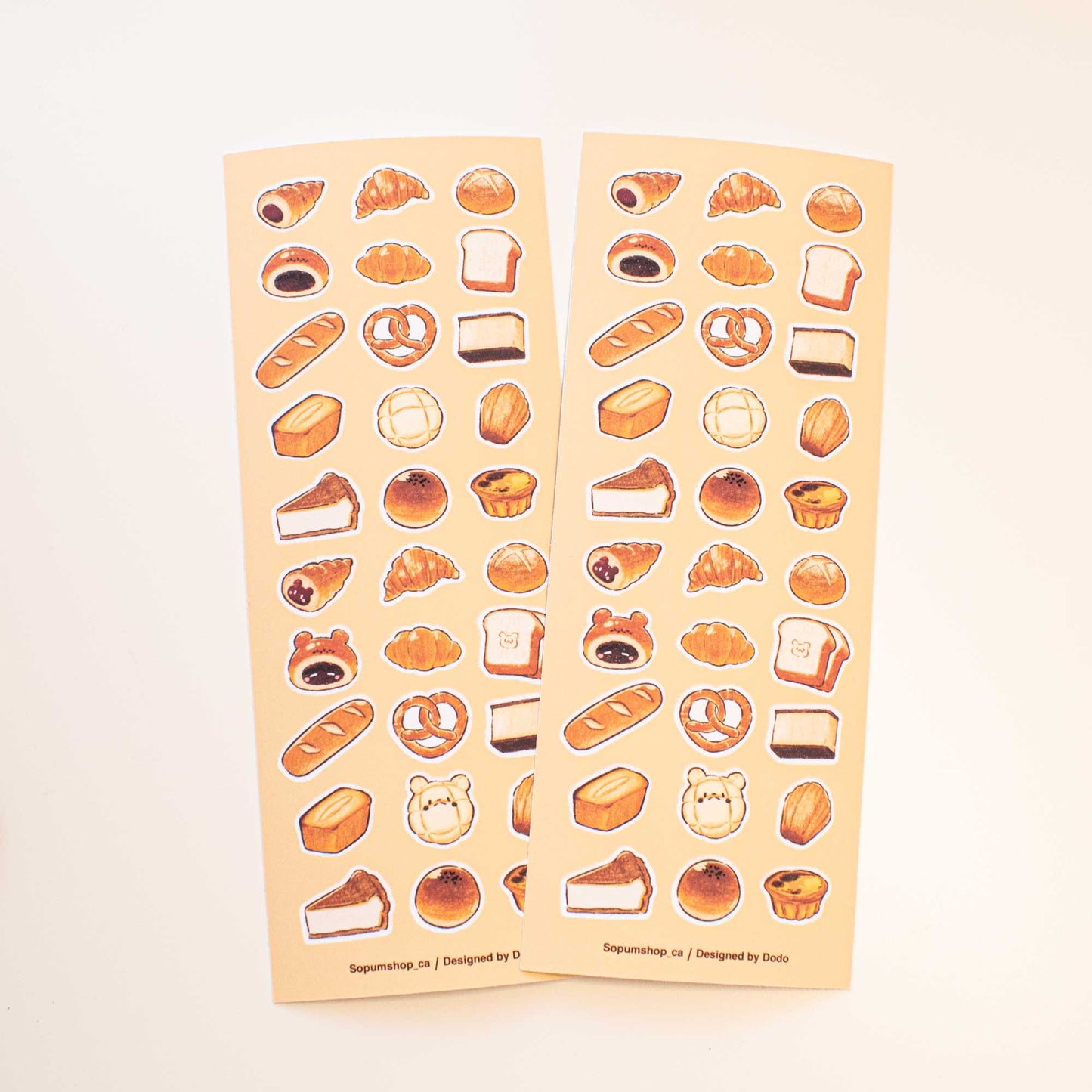 Cute Sweet Bakery Treats Sticker Sheet | SOPUM | Pastry, Bread Korean Style Stickers kawaii croissant