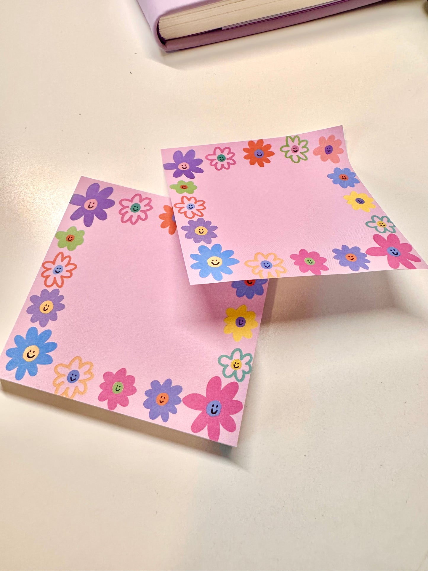 Pastel Blooms Sticky Notes