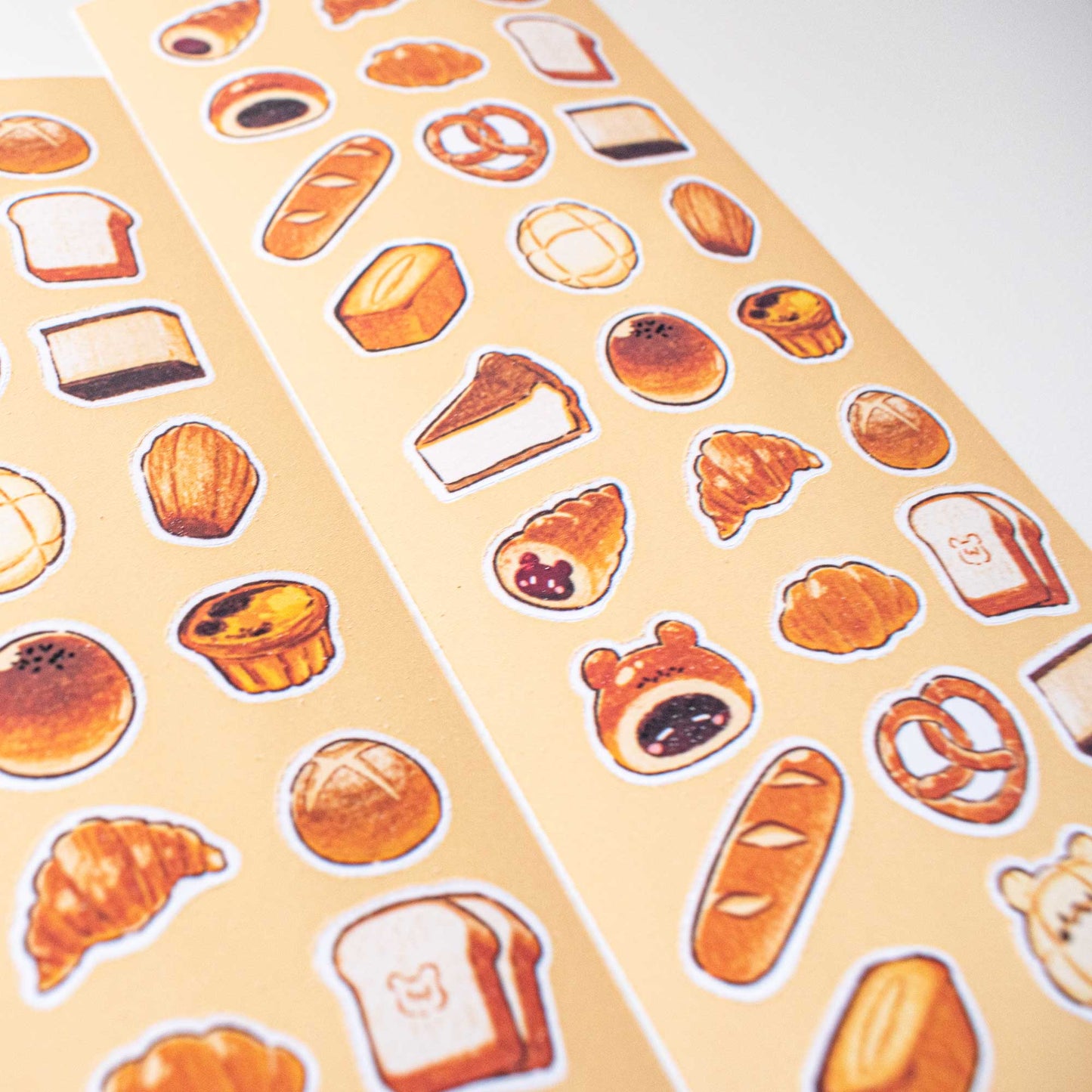 Cute Sweet Bakery Treats Sticker Sheet | SOPUM | Pastry, Bread Korean Style Stickers kawaii croissant