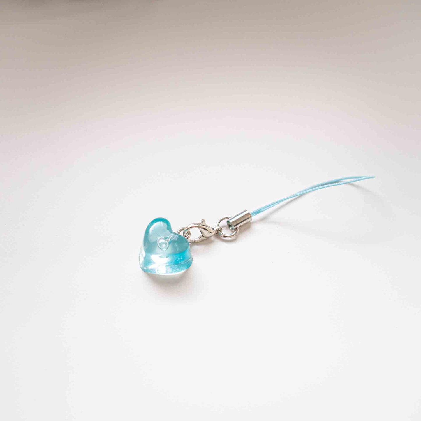 Heart Acrylic phone charm   - Cute and Unique Phone Accessory