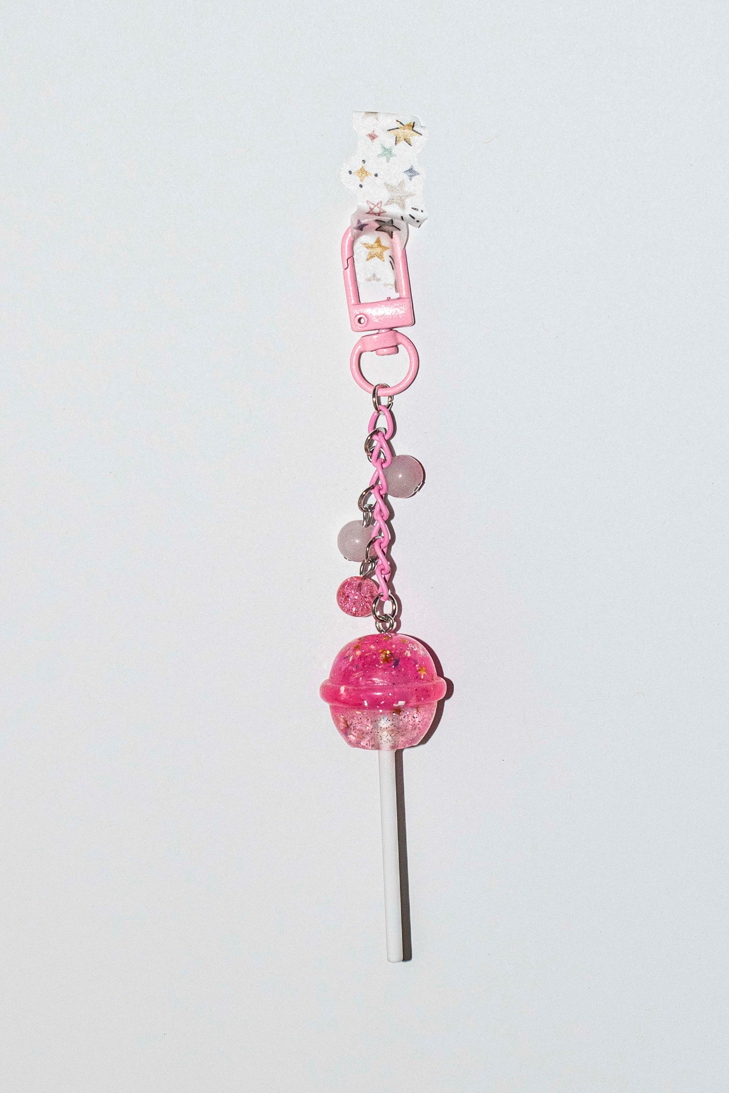 Cute Lollipop Keyring Charm Food Inspired Candy Keychain, Kawaii Key Holder,  Gift for Candy Lovers, backpack bag keyring