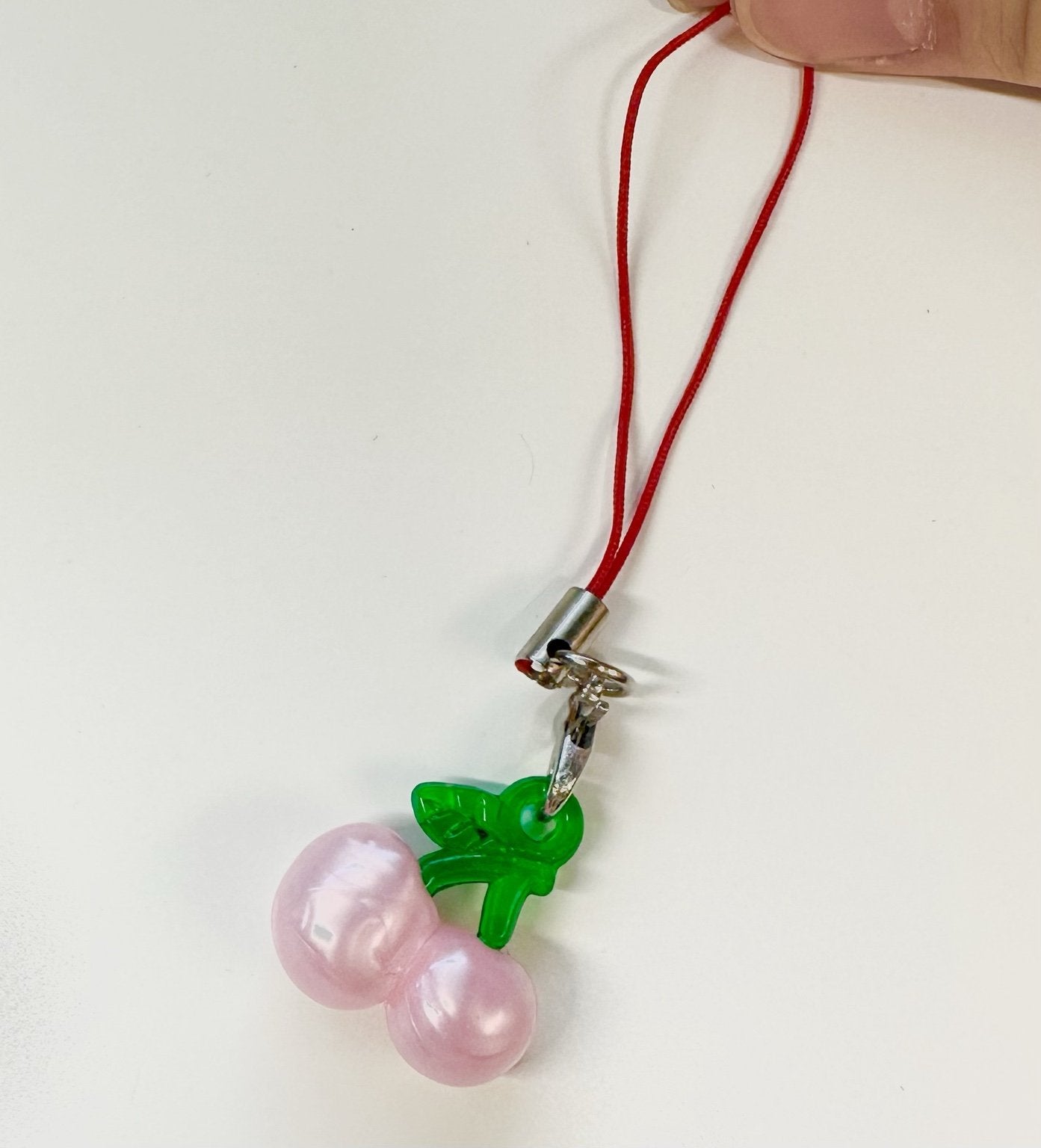 Resin Cherry phone charm