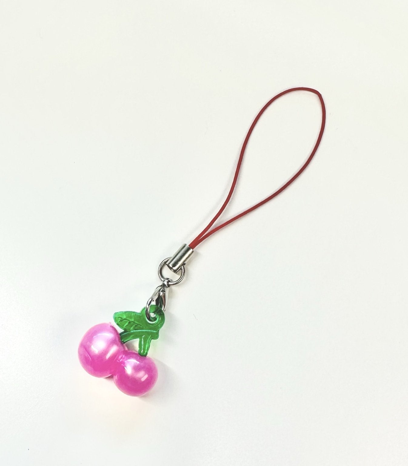 Resin Cherry phone charm