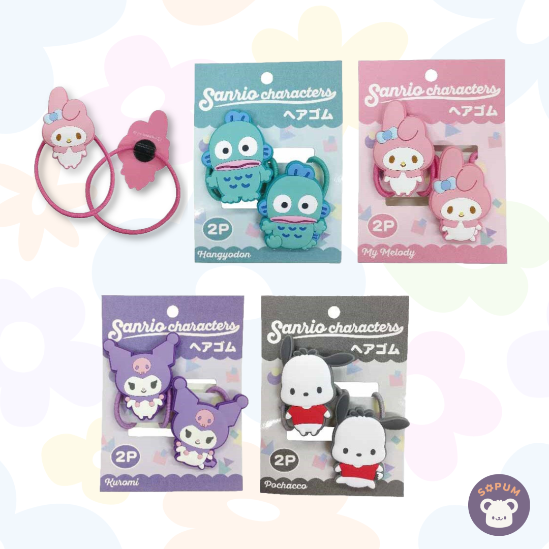 Sanrio Characters Hair Ties, 2-Piece Set