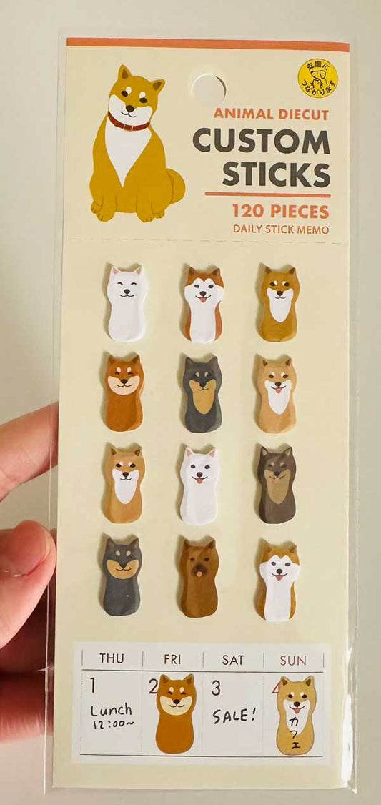 Shiba Inu Mini Sticky Note Die-cut